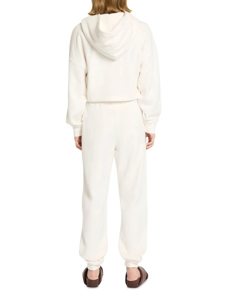 Essence Logo Jogger in White