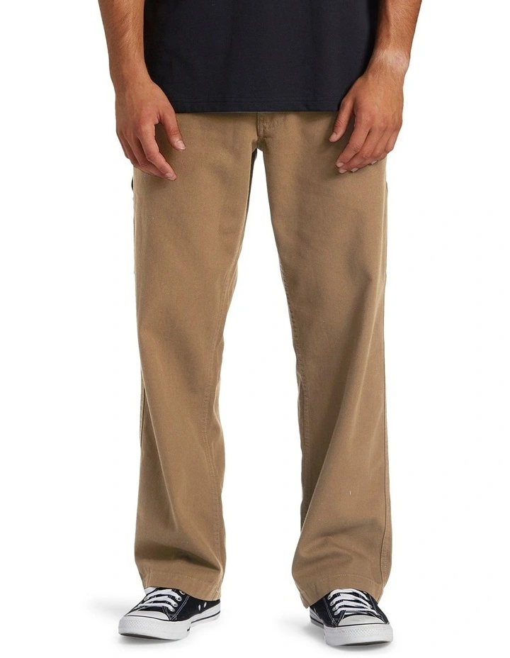 Carpenter Canvas Carpenter Trousers in Timber Wolf