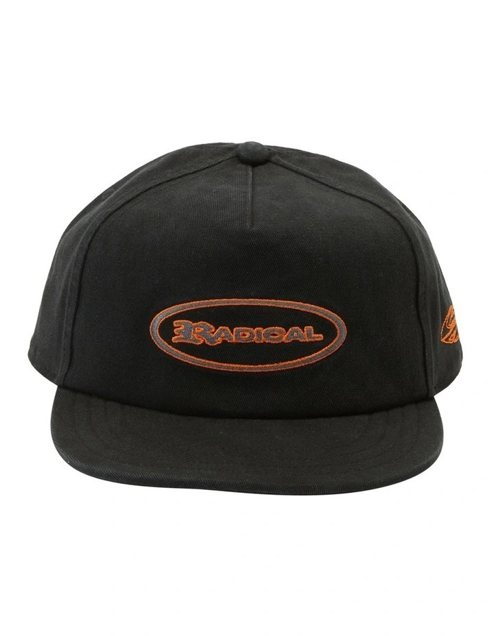 Cappin Snapback Cap in Black