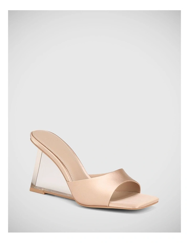 Reynolds Satin Sandal in Pink