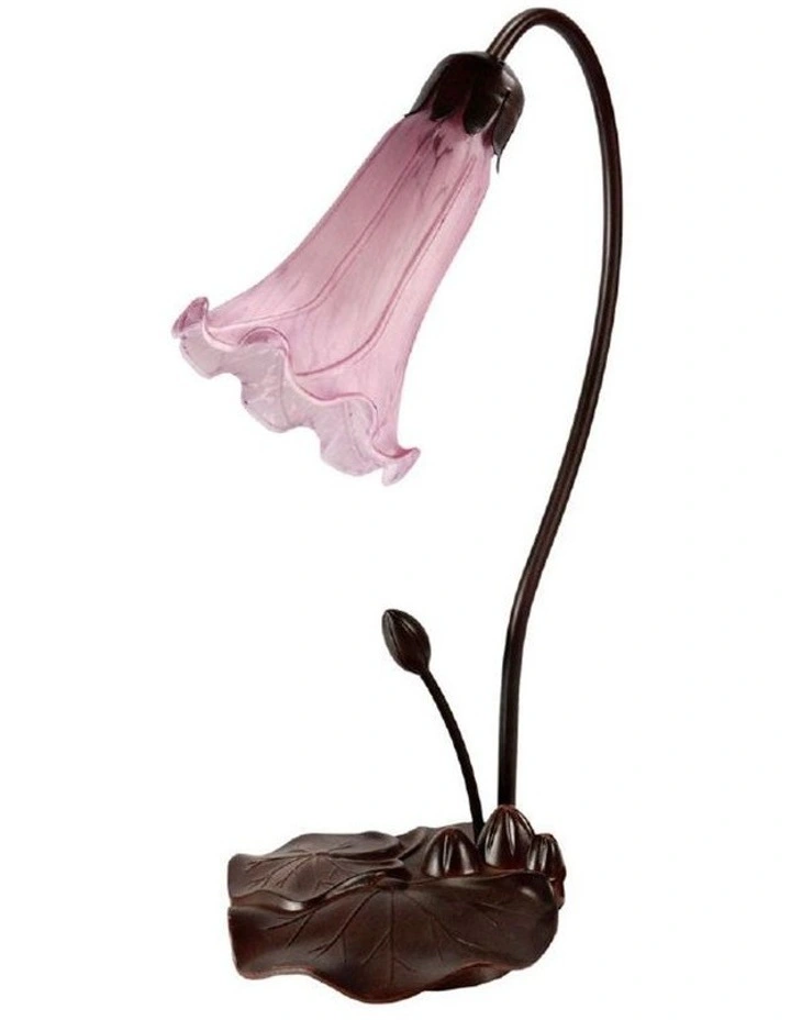 Single Lily Lamp Purple