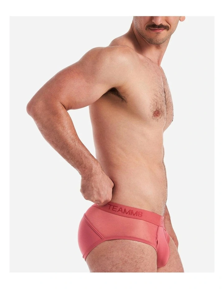 Score Sheer Brief in Baroque Rose