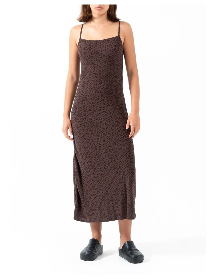 Cassia Bias Dress in Black
