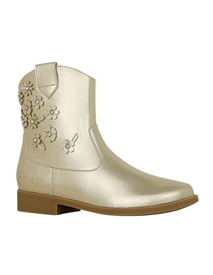 Taya Boots in Gold