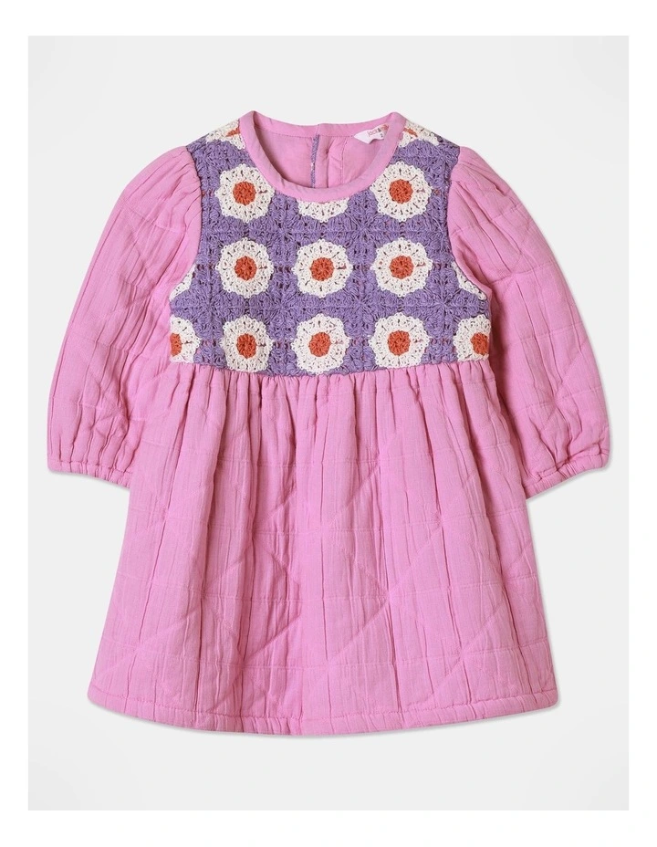 Matilda Crochet Dress in Lavender