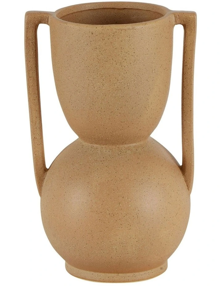 Sloane Ceramic Vase in Sand