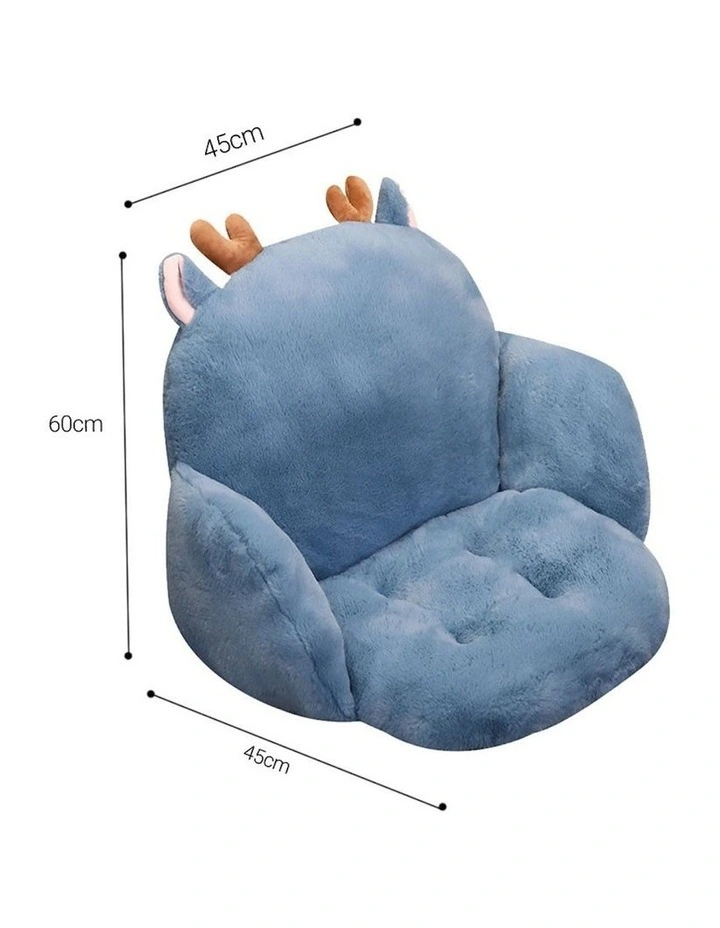 Deer Shape Cushion in Blue