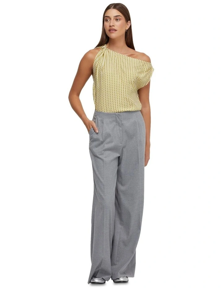 Jamie Spot Print Top in Olive