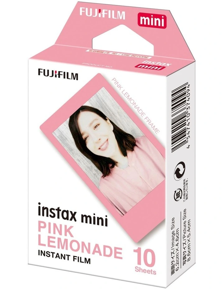 Instax Mini Pink Lemonade Instant Film 10pk