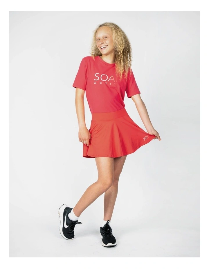 Skort in Red
