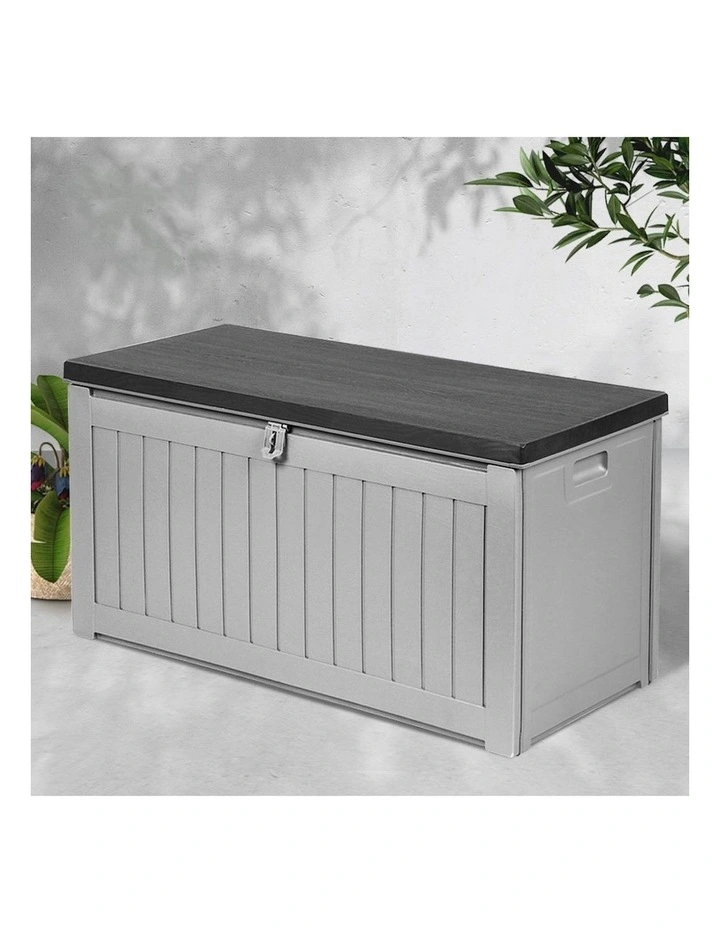 Outdoor Storage Box 190L in Black