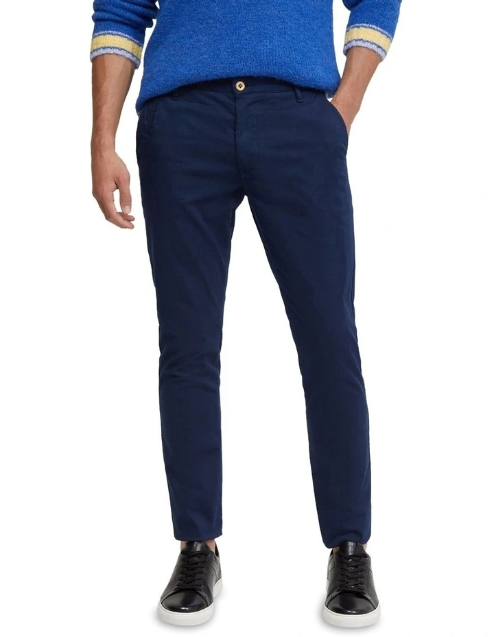Stretch Skinny Fit Organic Cotton Chinos in Yale