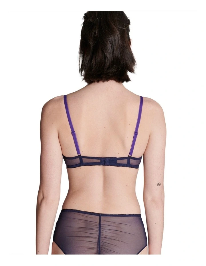 Adele Soft Cup Triangle Bra in Navy