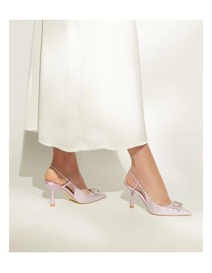 Create Court Shoe in Pale Pink