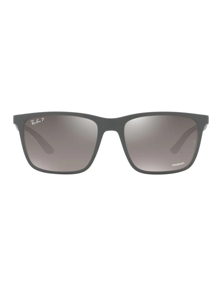 0RB4385 Polarised Sunglasses in Matte Grey