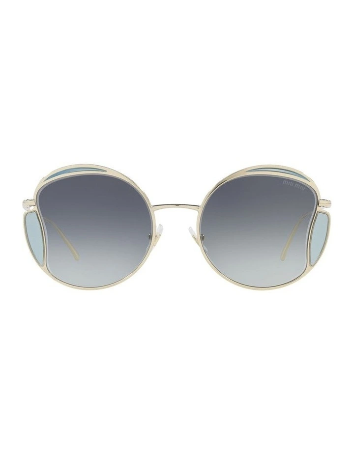 MU 56XS Gold Sunglasses