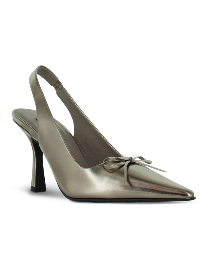 Kallee II Mules Heel in Pewter