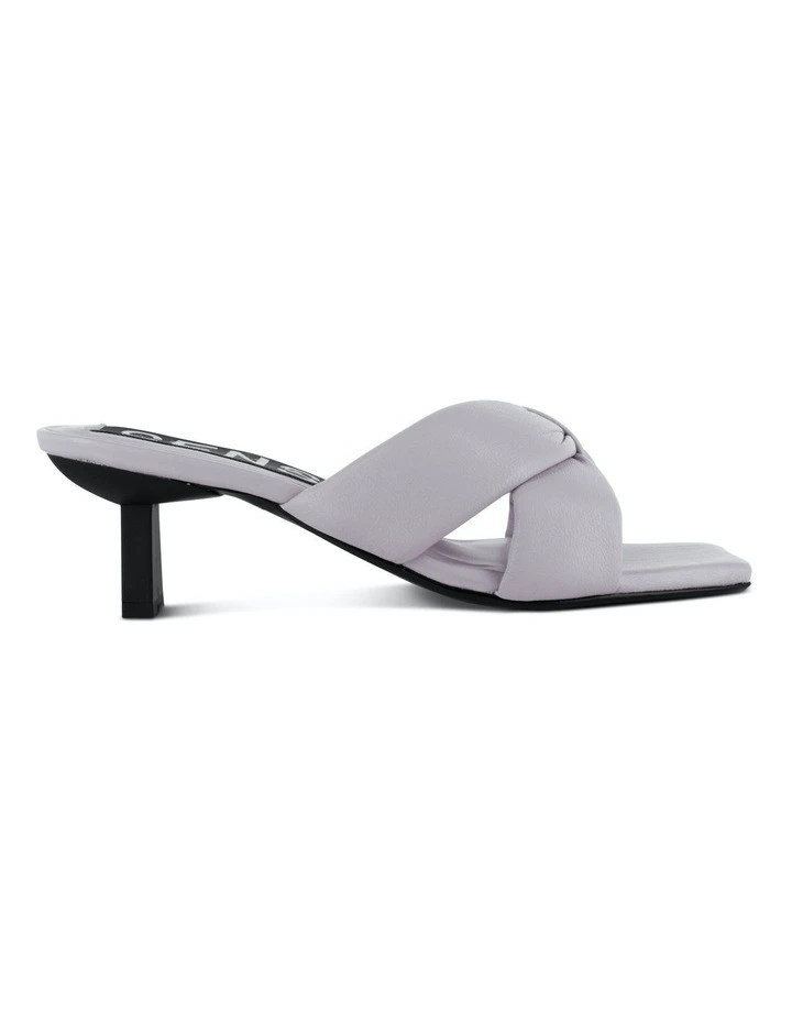 Wonda Heeled Mules in Purple