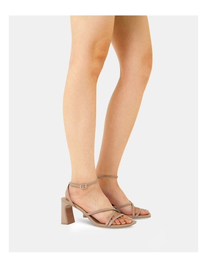 Urelia Strappy Sandals in Camel