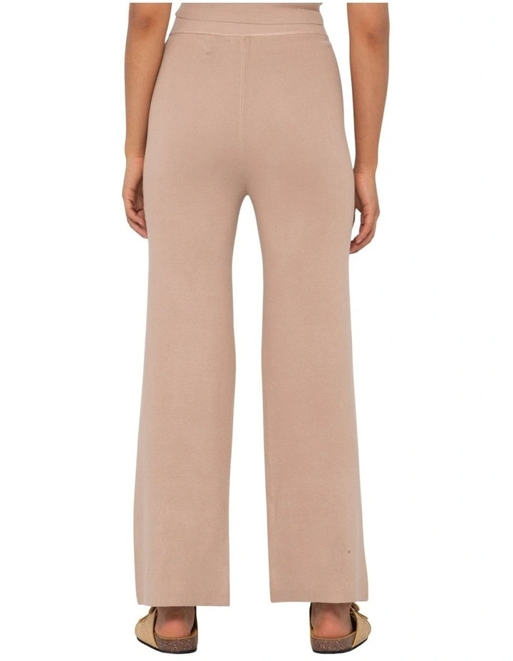 Amelia Wide Leg Pant in Brown