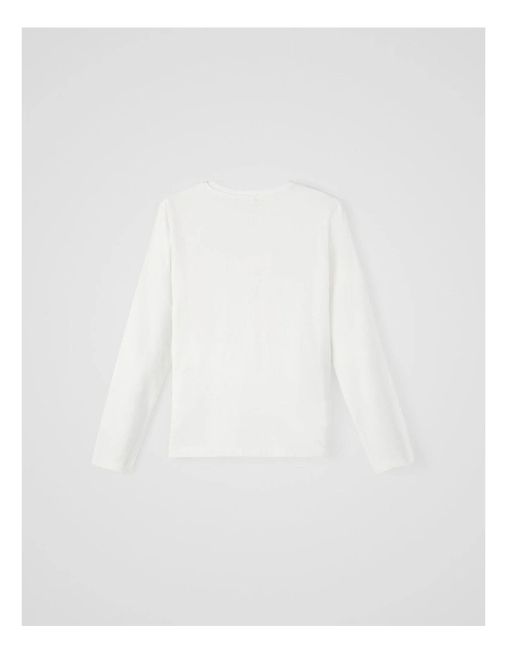 Lamilie Long Sleeve Top in White