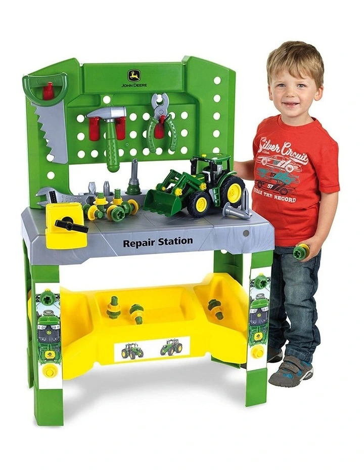 Tool Workshop Repair Station w/ Tractor Toy/Game/Fun Kids 75piece