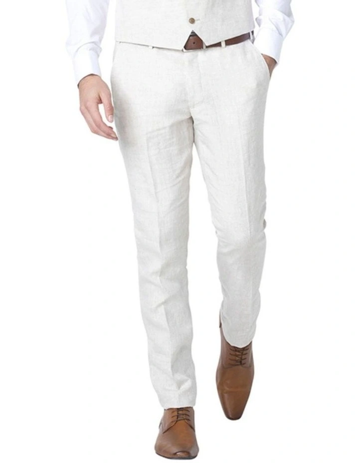 Linen Trouser in Sand