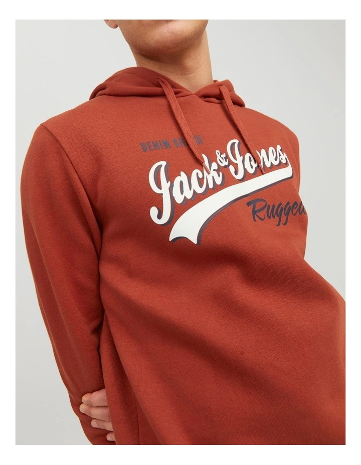 Logo Hoodie in Orange