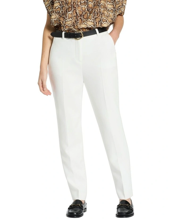 Simona Suit Pant in Ivory