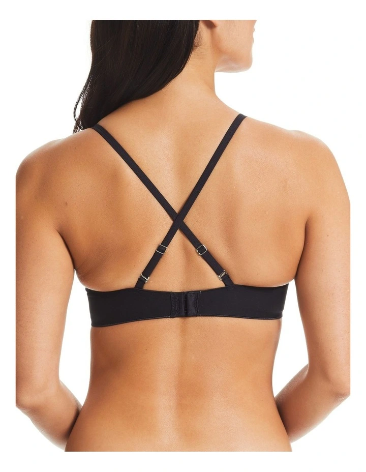Dual Up Two Boost Push Up Bra in Jet Black