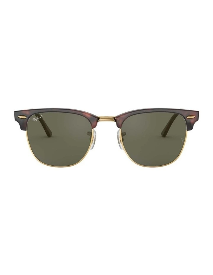 Clubmaster Brown RB3016 Polarised Sunglasses