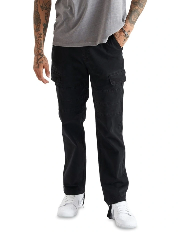 Seattle Cargo Pant in Black