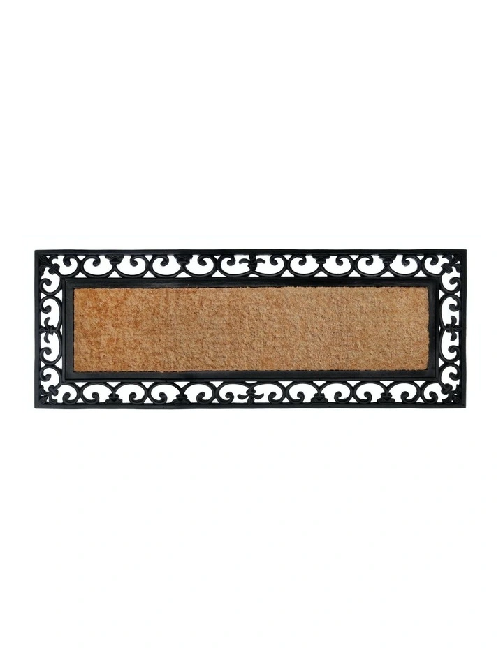 45x120cm Vista Rubber Bordered Coir Doormat