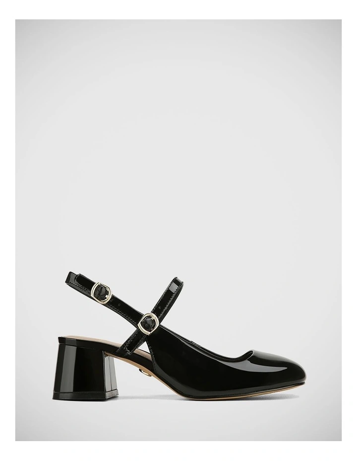 Ilyssa Patent Leather Heel in Black