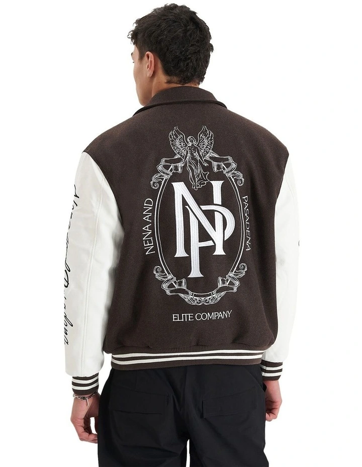 Facade Varsity Jackets in Blue