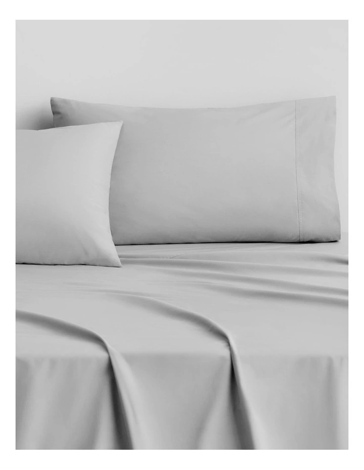 Byren Percale Sheet Set in Lunar Grey