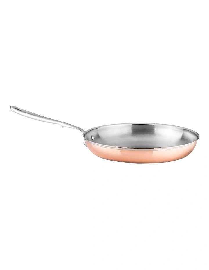 Stainless Steel Induction Open Skillet 30cm