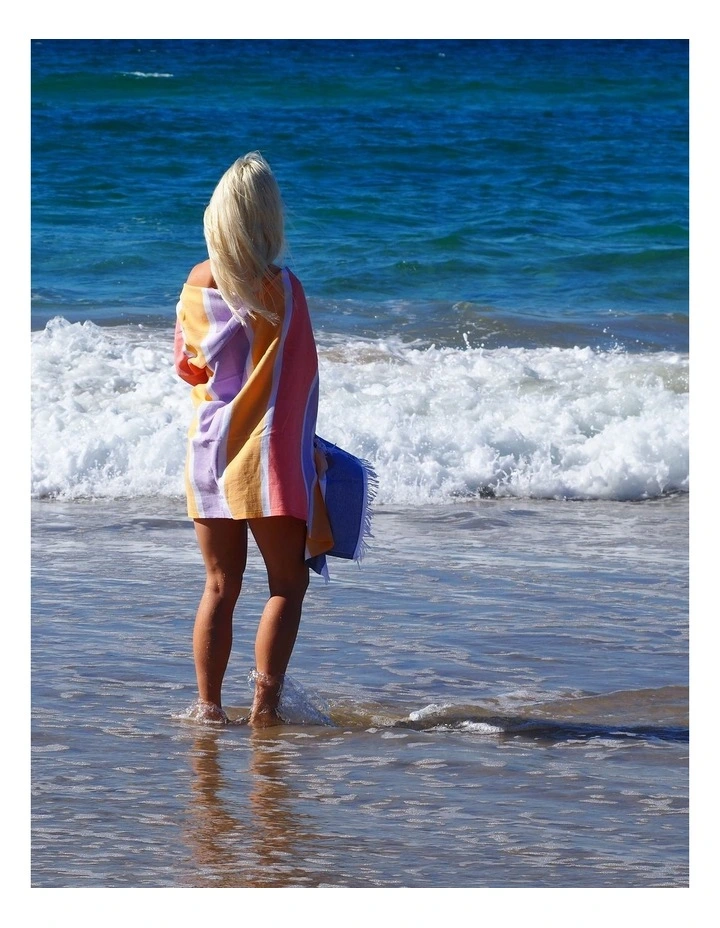 Cotton Beach Towel in Summer