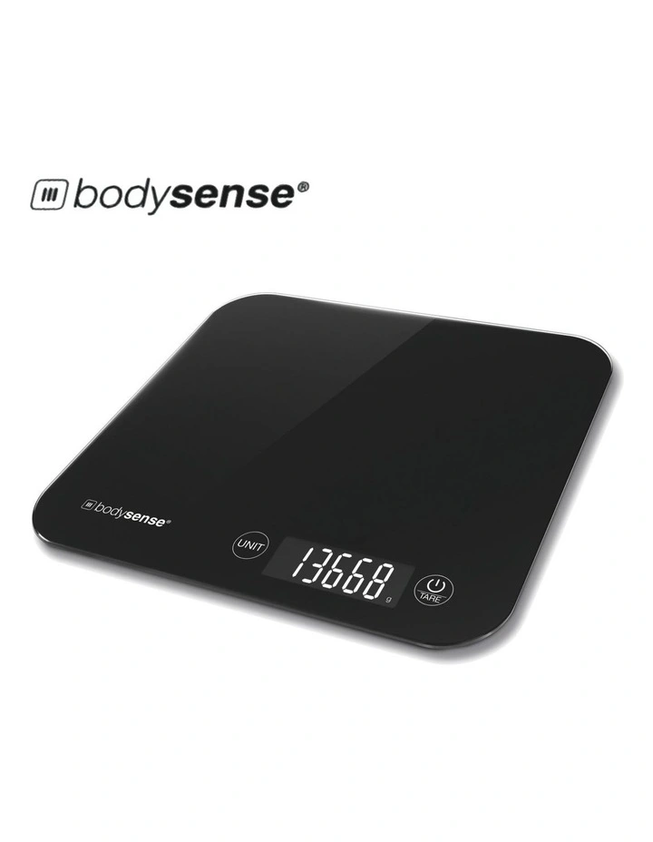 High Capacity Digital Kitchen Scale in Black