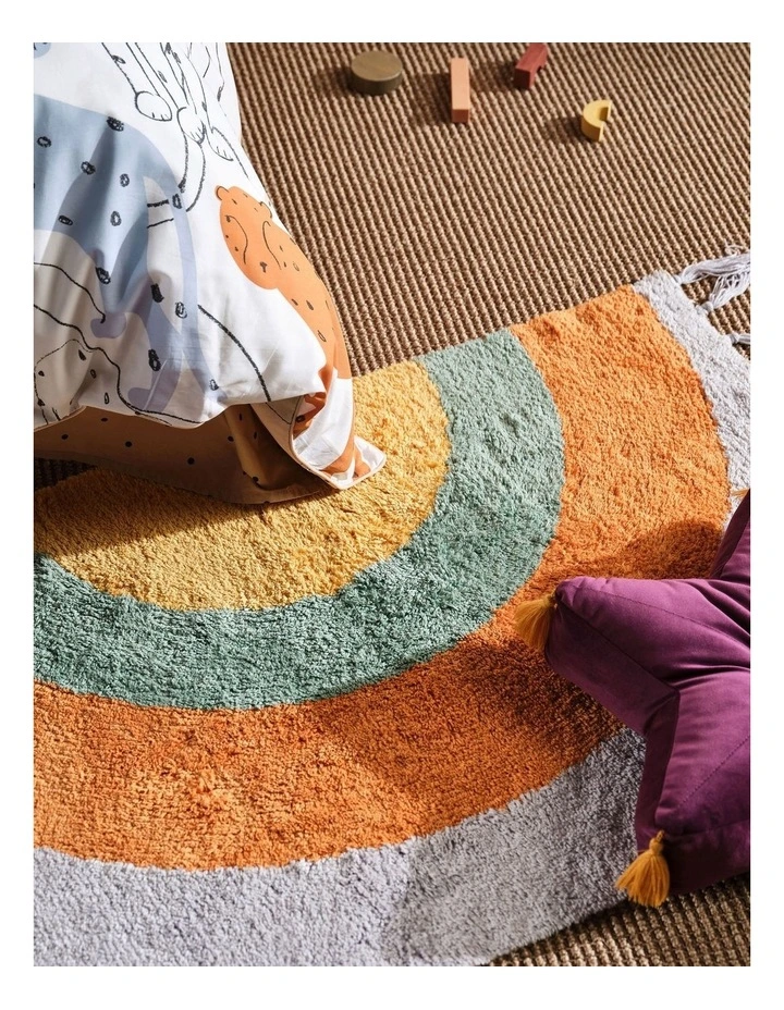 Over The Rainbow Floor Rug 65x100cm
