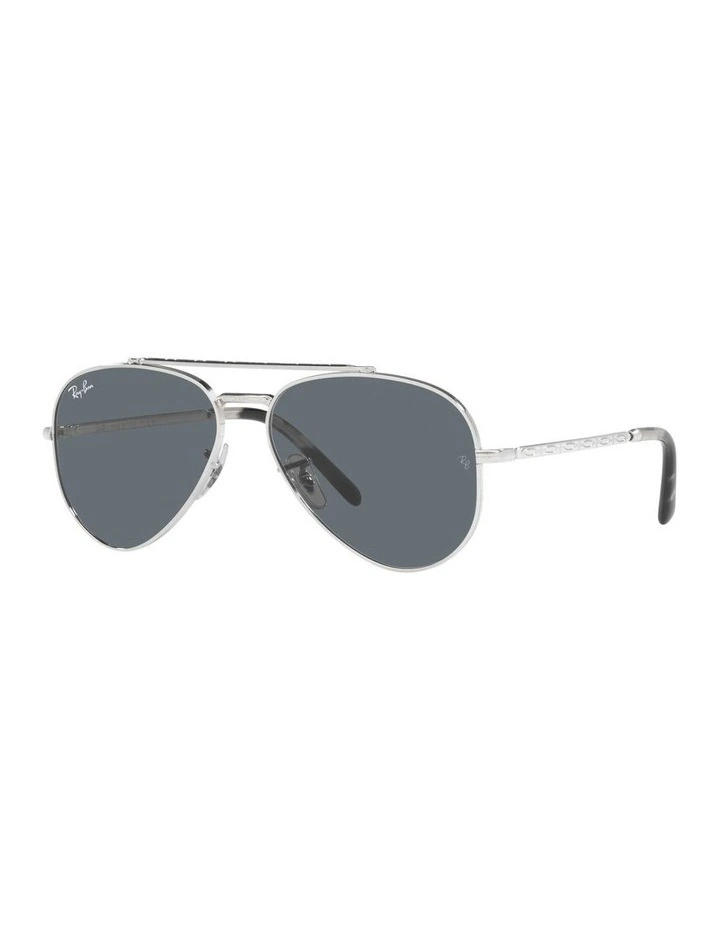 New Aviator Silver Sunglasses