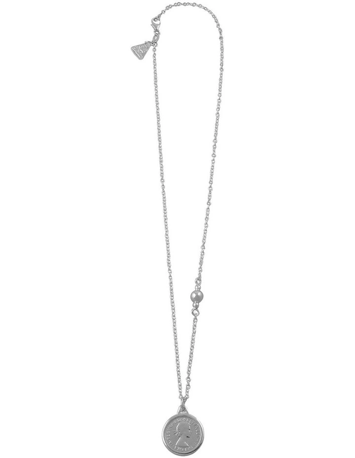 Fine Threepence Silver Necklace