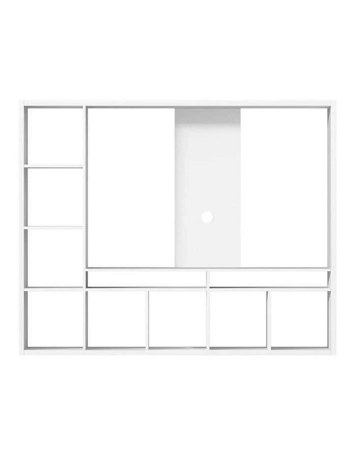 Brian Entertainment Unit 183cm in White