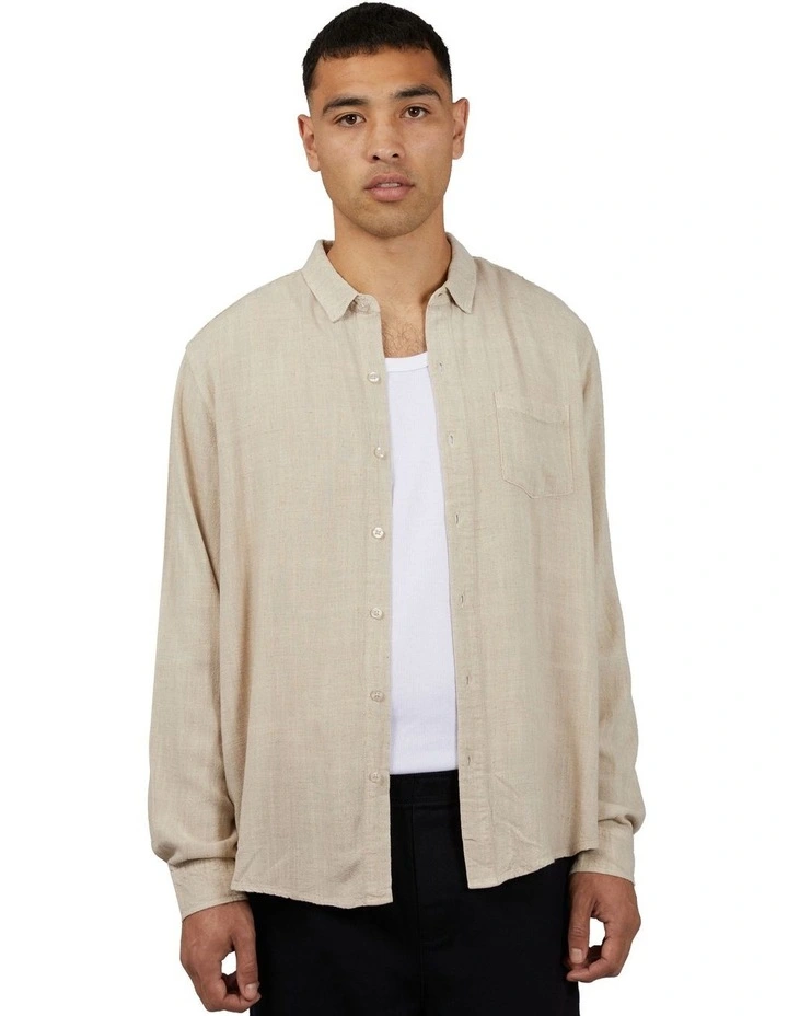 Mason Linen Shirt in Natural