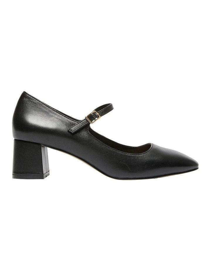 Tempt Heeled Shoes in Black Glove