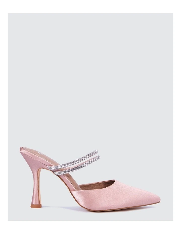 Idris Pumps in Nude Satin
