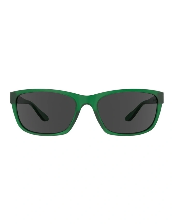 Forest Green sunglasses with Polarised grey Lenses