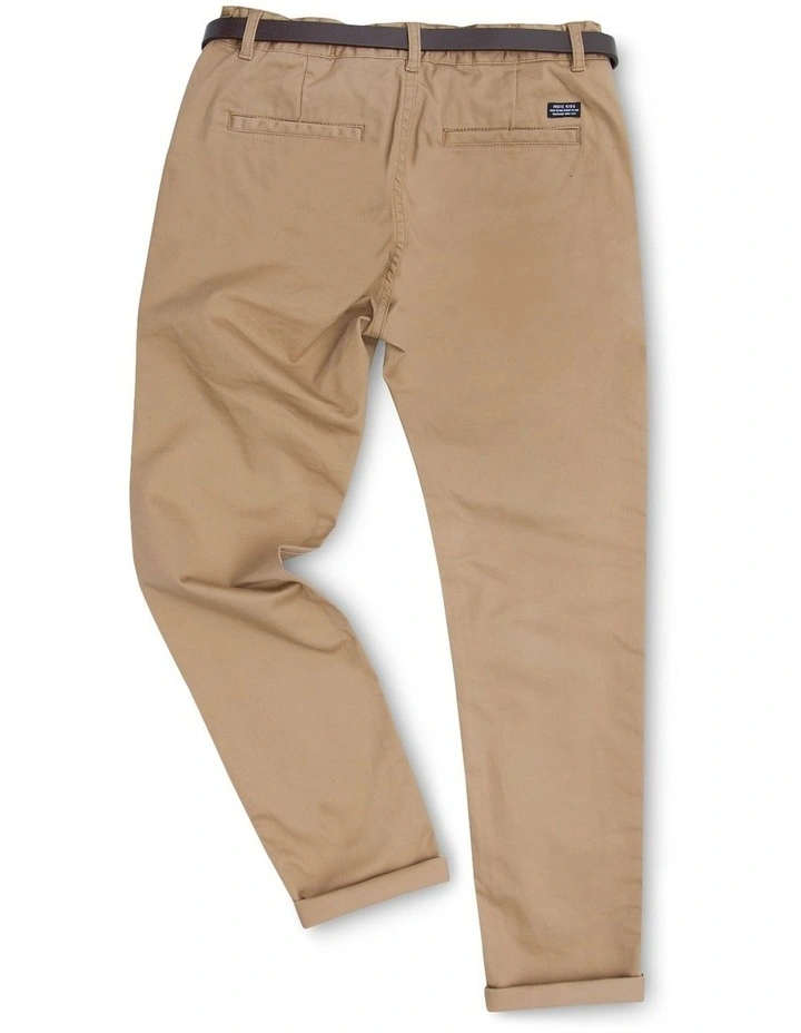 Cuba Stretch Chino (8-16 years) in Caramel
