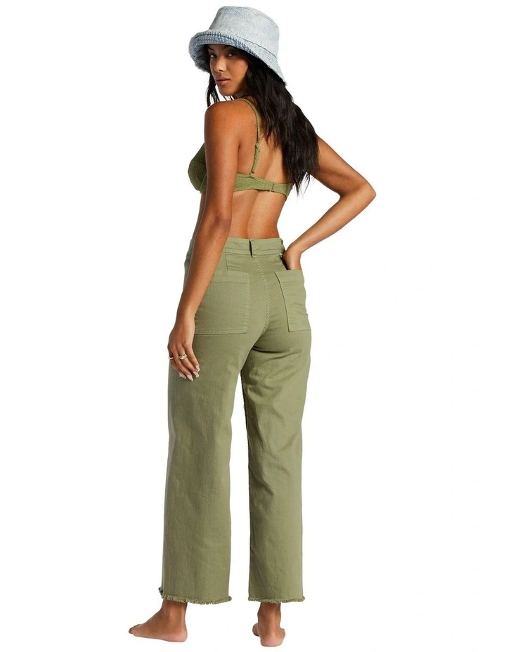 Free Fall Pants in Green Eyes