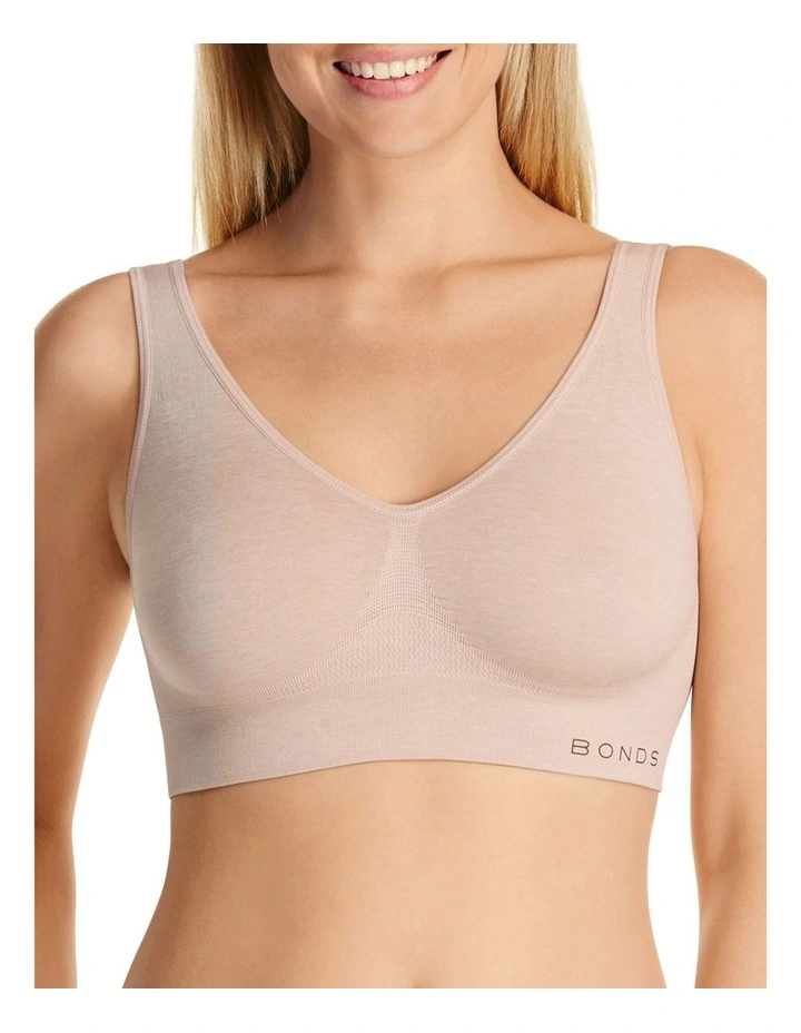 Seamless Comfy Crop Bra in Pink